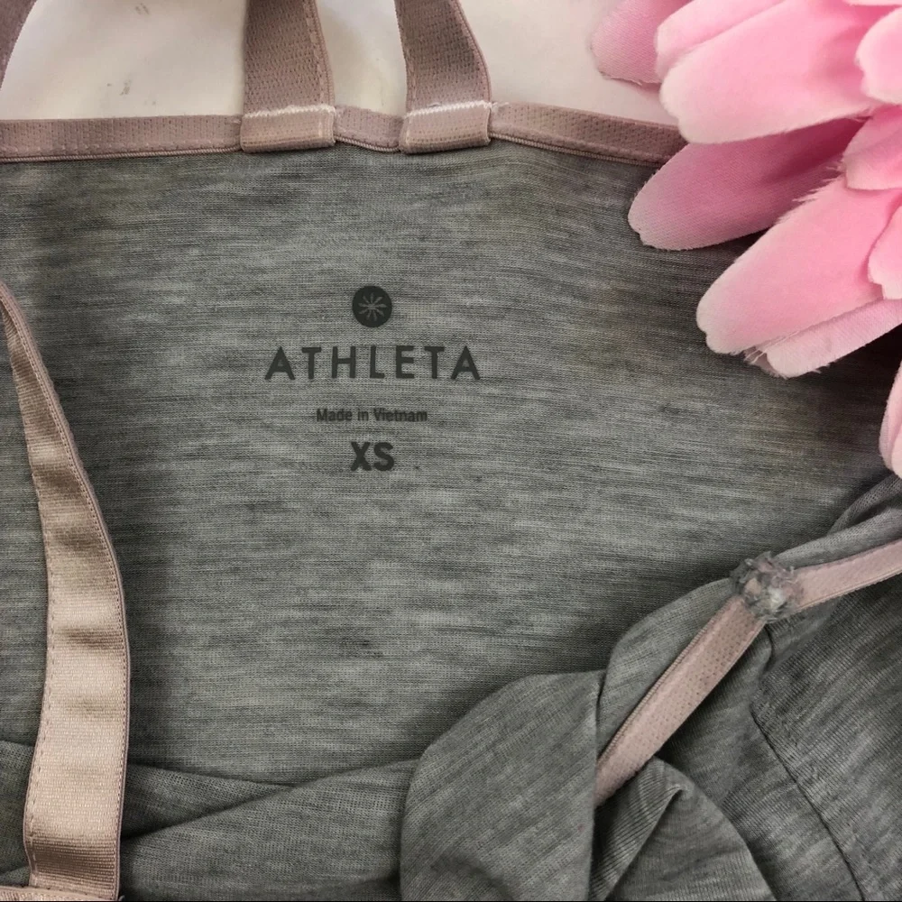 Athleta Essence Athletic Longline Tank Top: Heathered Grey - Picture 8 of 8